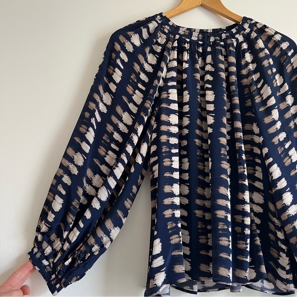 Apiece Apart Galleta Top in Navy Shibori - Picture 7 of 16